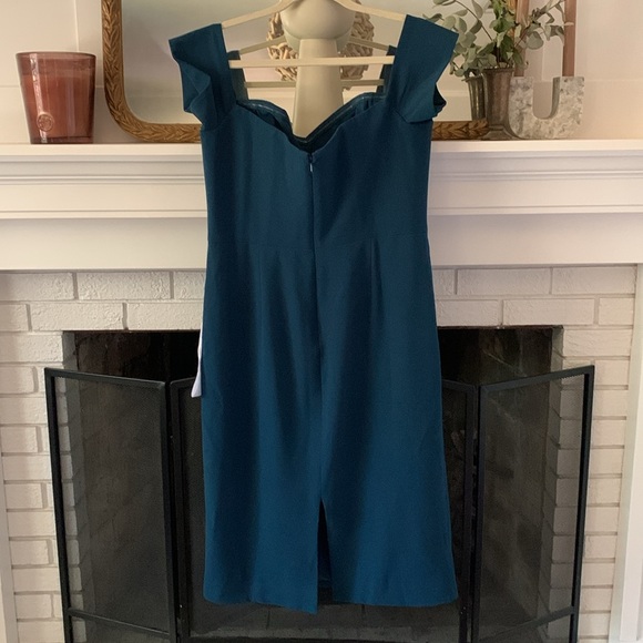 NWT Dress The Population Bailey Off the Shoulder Body-Con Dress - Picture 6 of 10